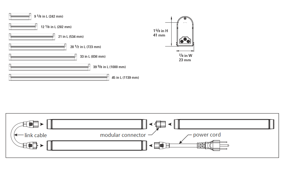 340 Series High Efficiency LED Light Bars